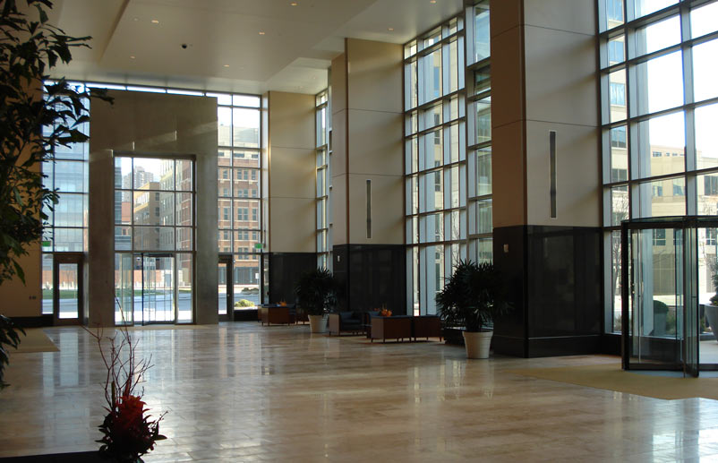 1900 16th Street Building Lobby by Saunders Construction