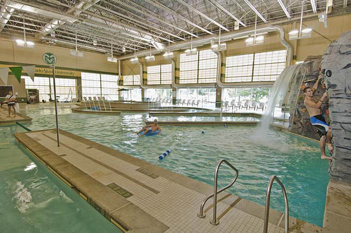 LEED Certified Colorado State University Recreation Center Pool