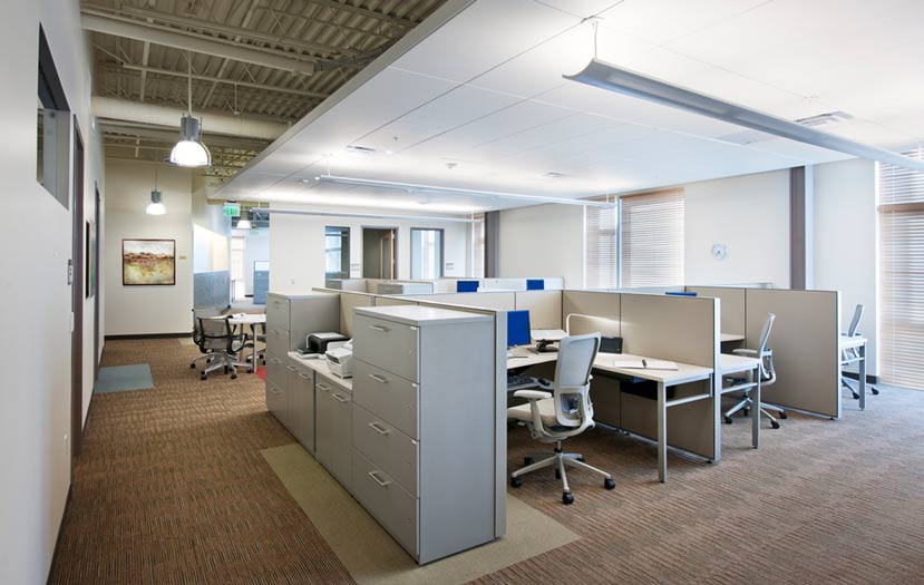 LEED Office Building InnoVage Headquarters Cubicles