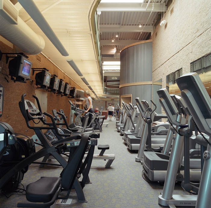 Lone Tree Recreation Center Cardio Room by Saunders Construction