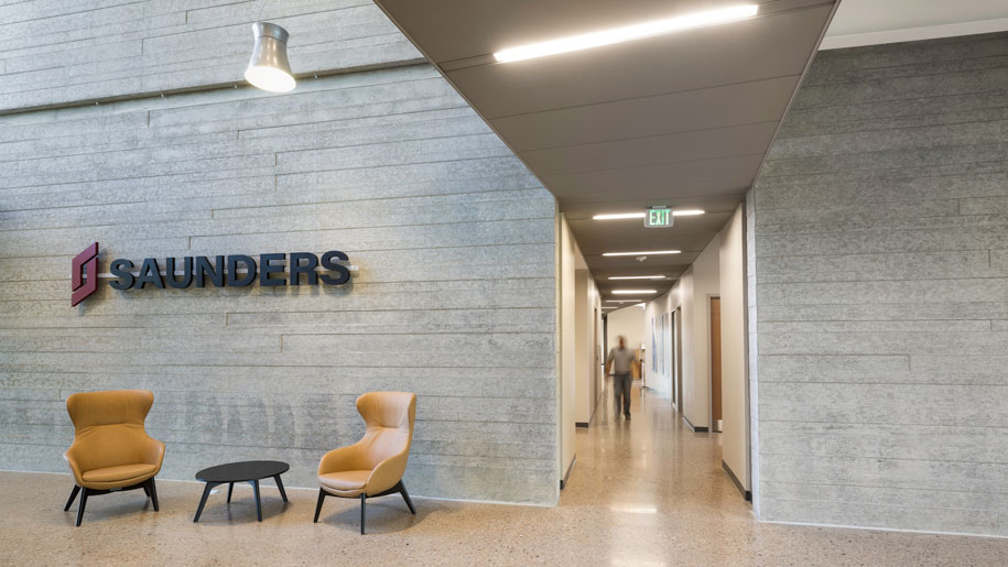 saunders headquarters lobby