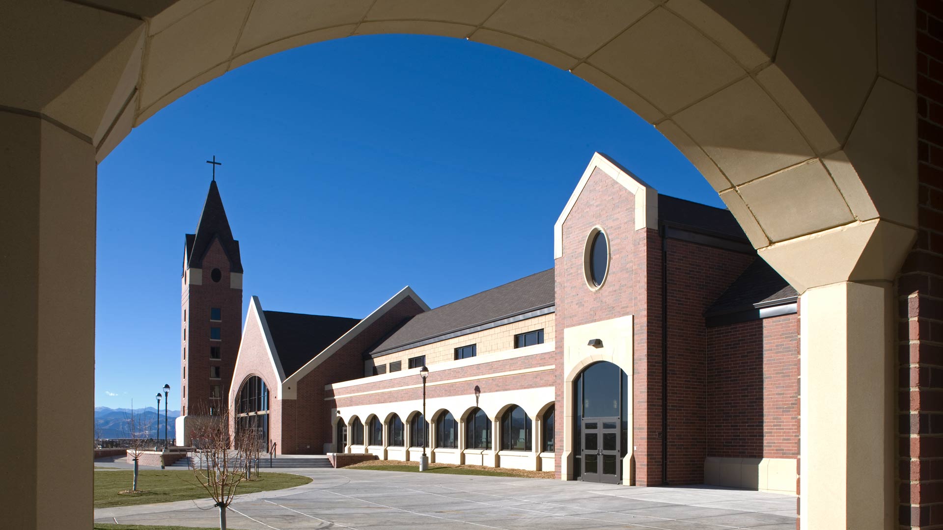 Valor Christian School Exterior Arch